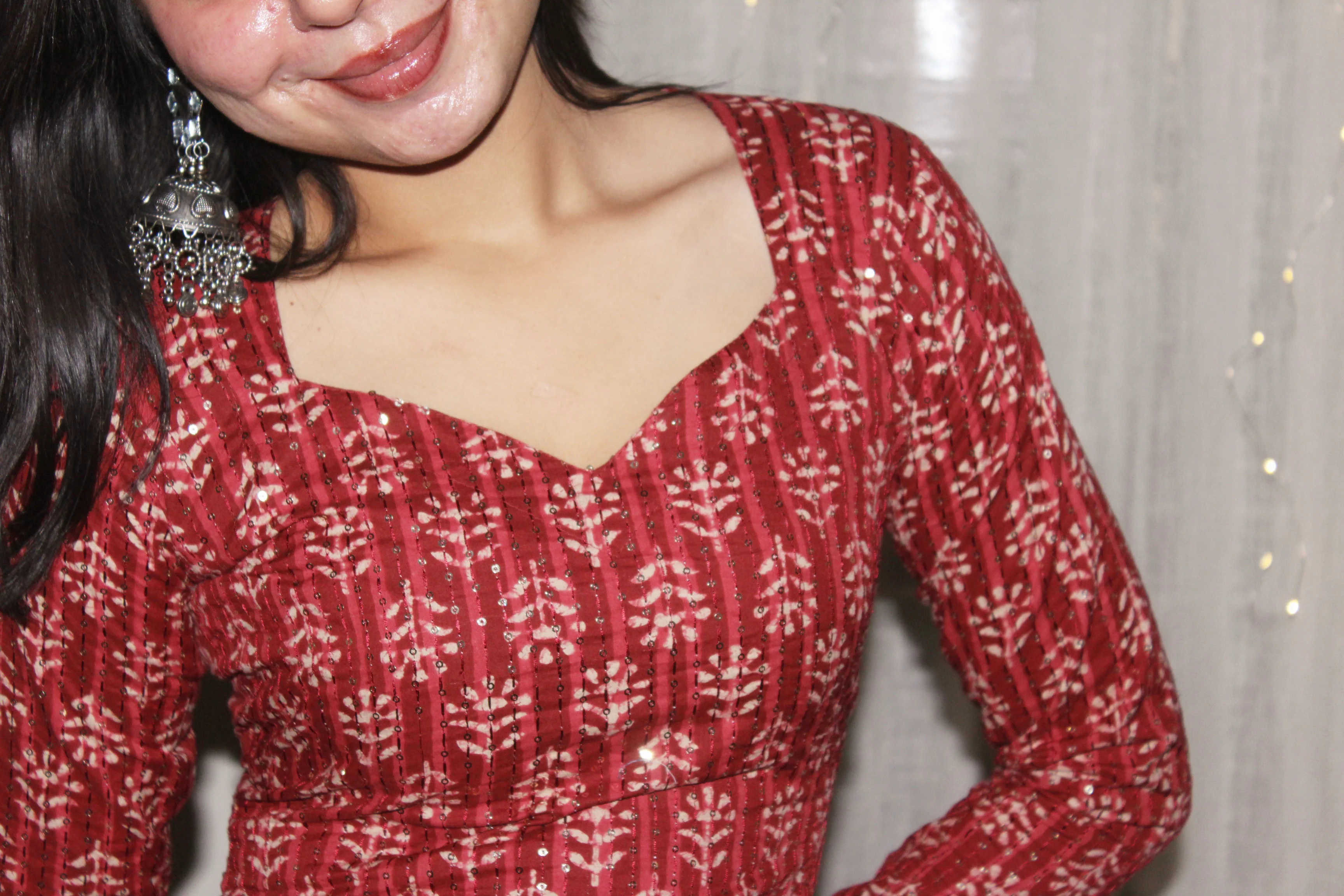AAFREEN FULL SLEEVE KURTI - Image 5