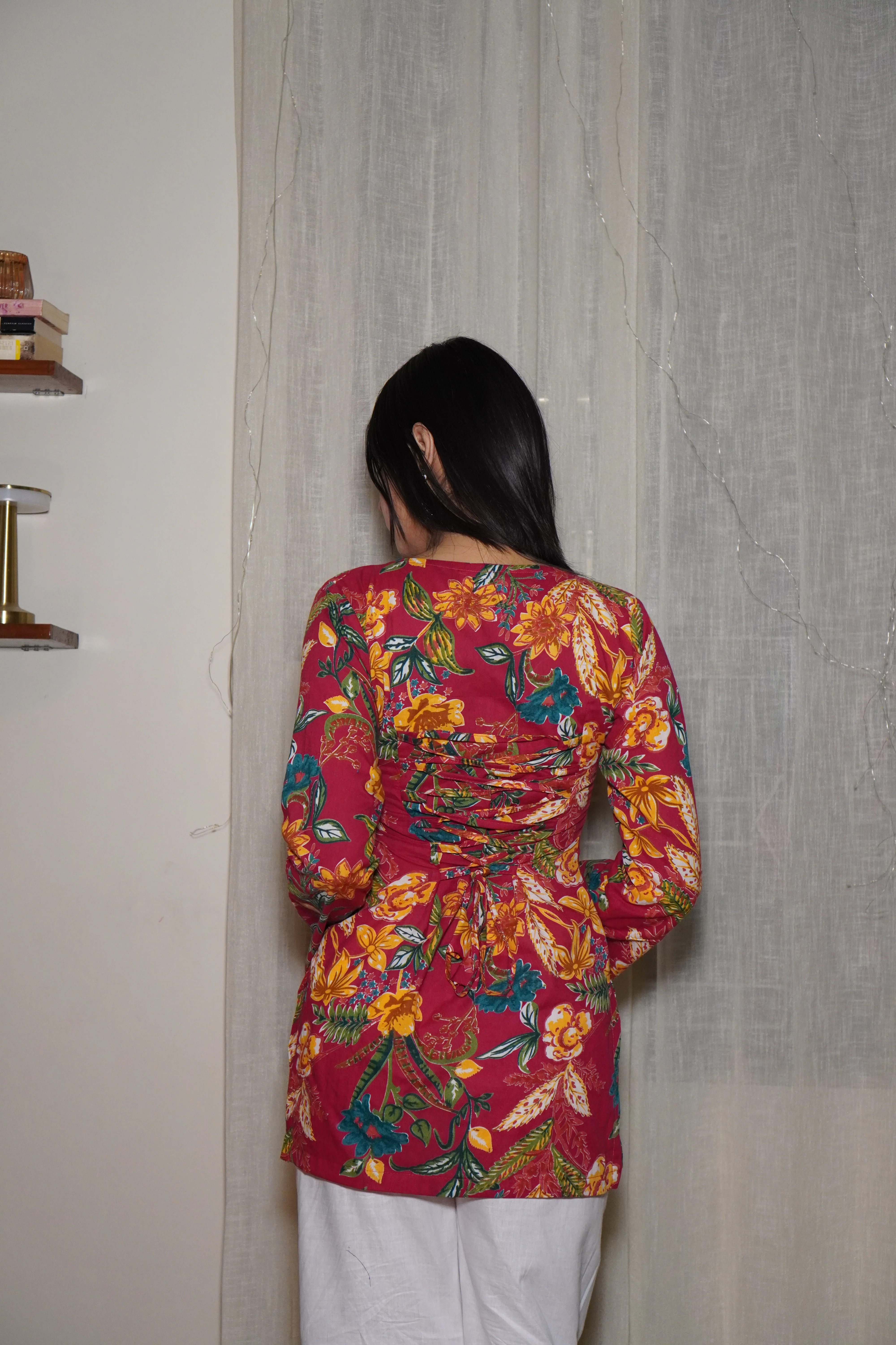 ALAYA BELL SLEEVE CORSET KURTI - Image 7