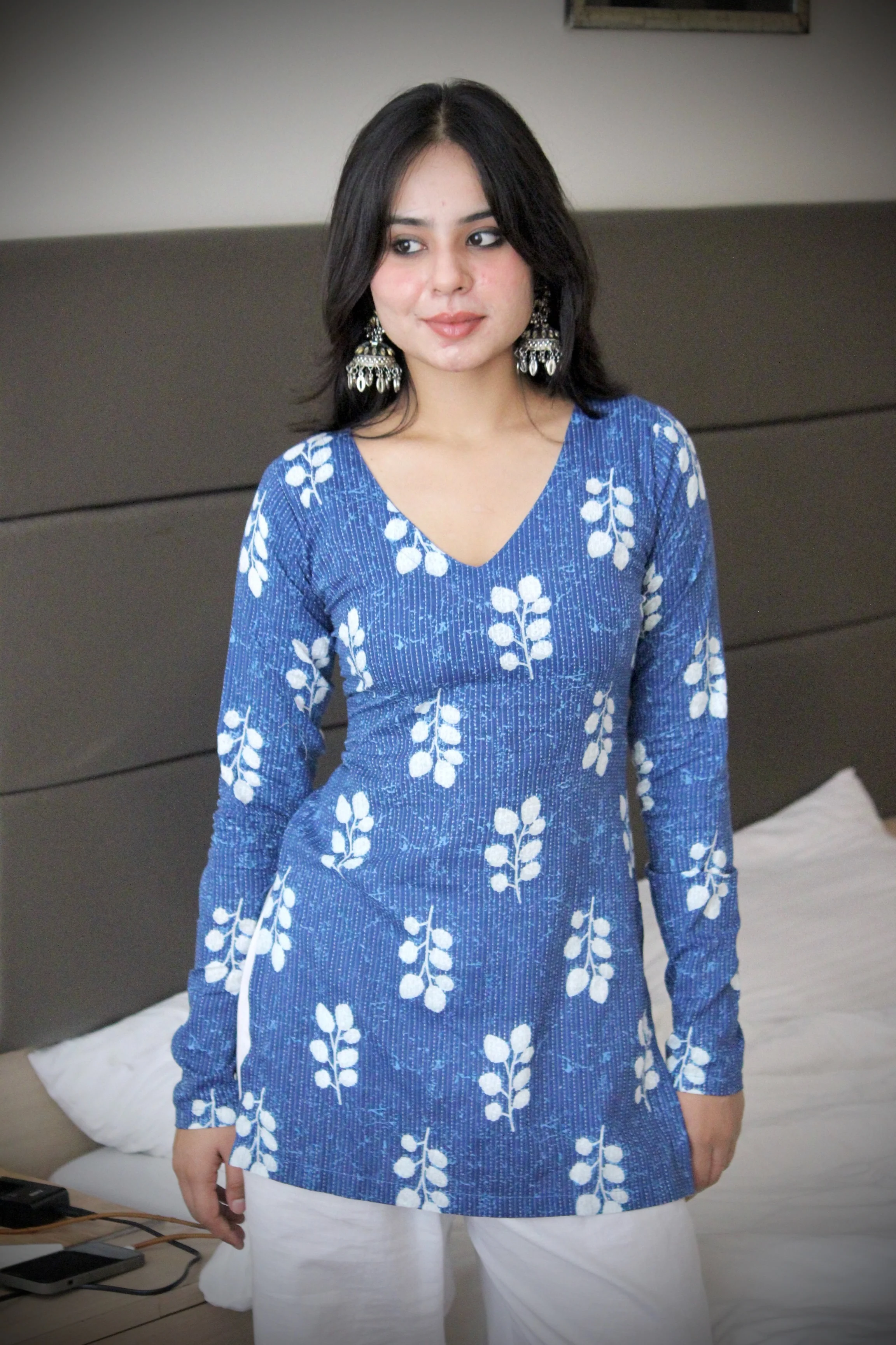MEHAR FULL SLEEVE CORSET KURTI