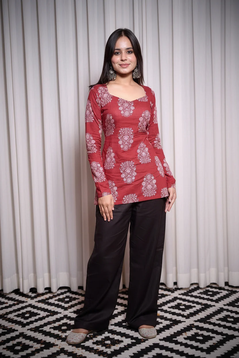 MISHTI FULL SLEEVE KURTI