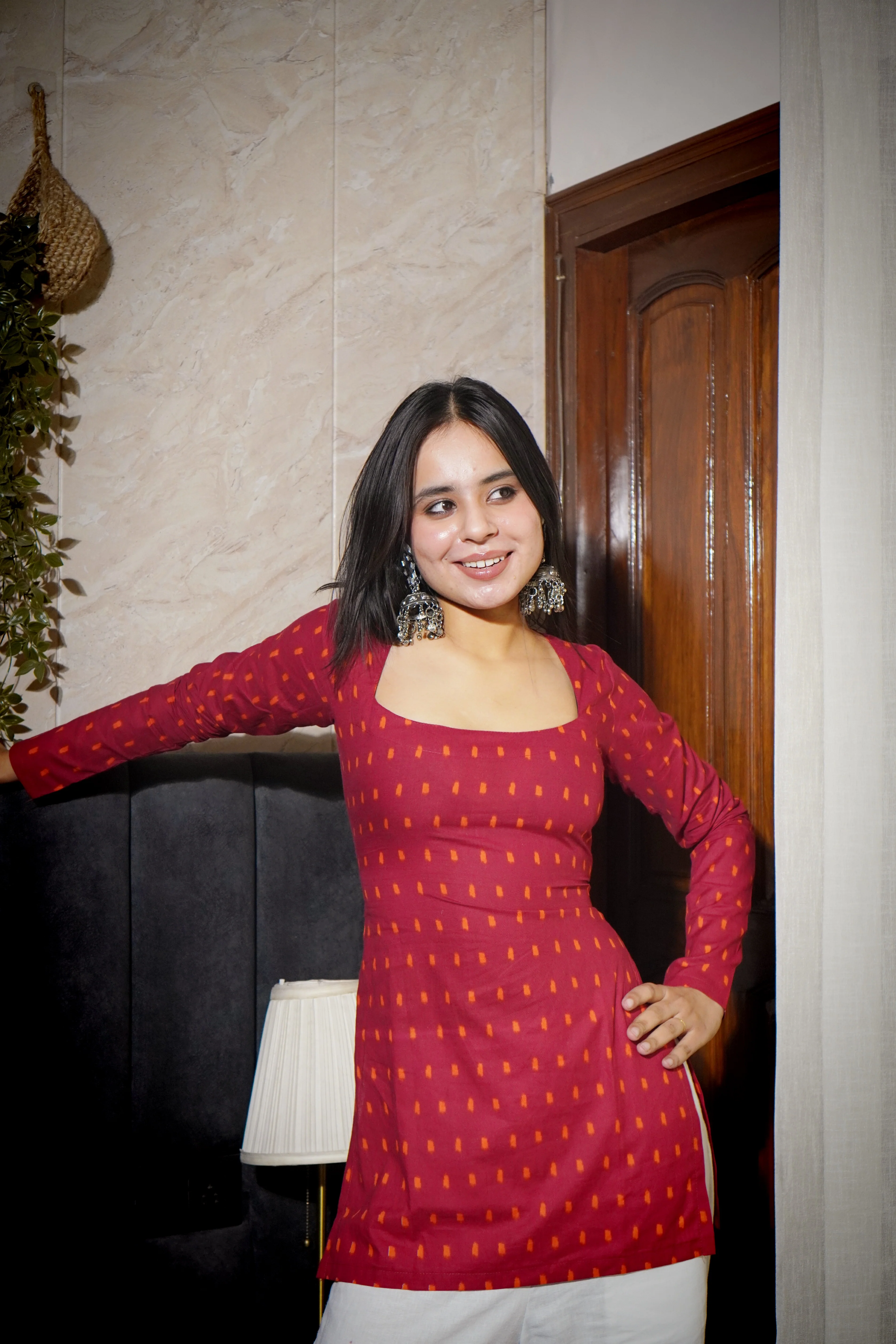 MYRA FULL SLEEVE  CORSET KURTI - Image 2