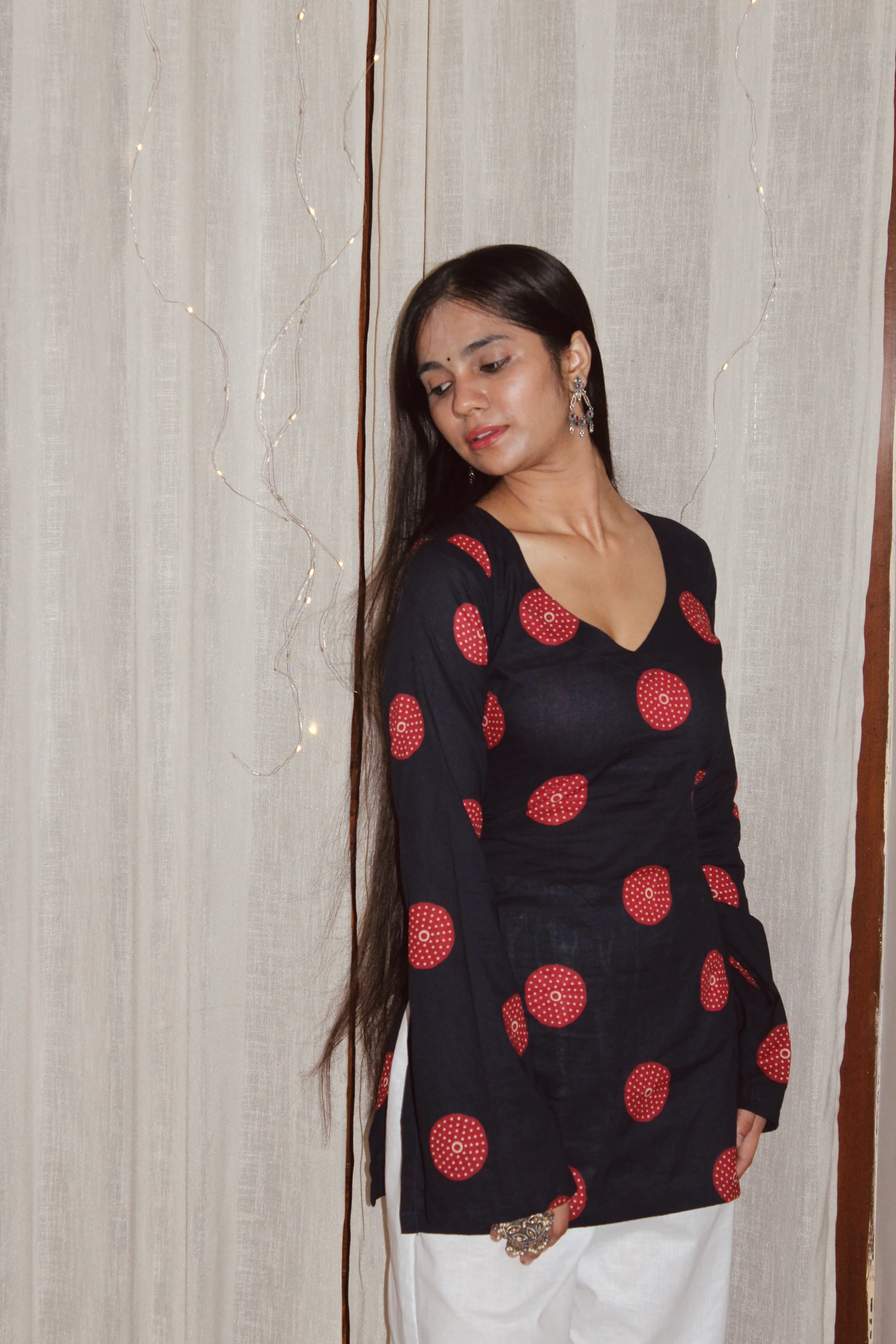 NAVYA BELL SLEEVE KURTI - Image 2