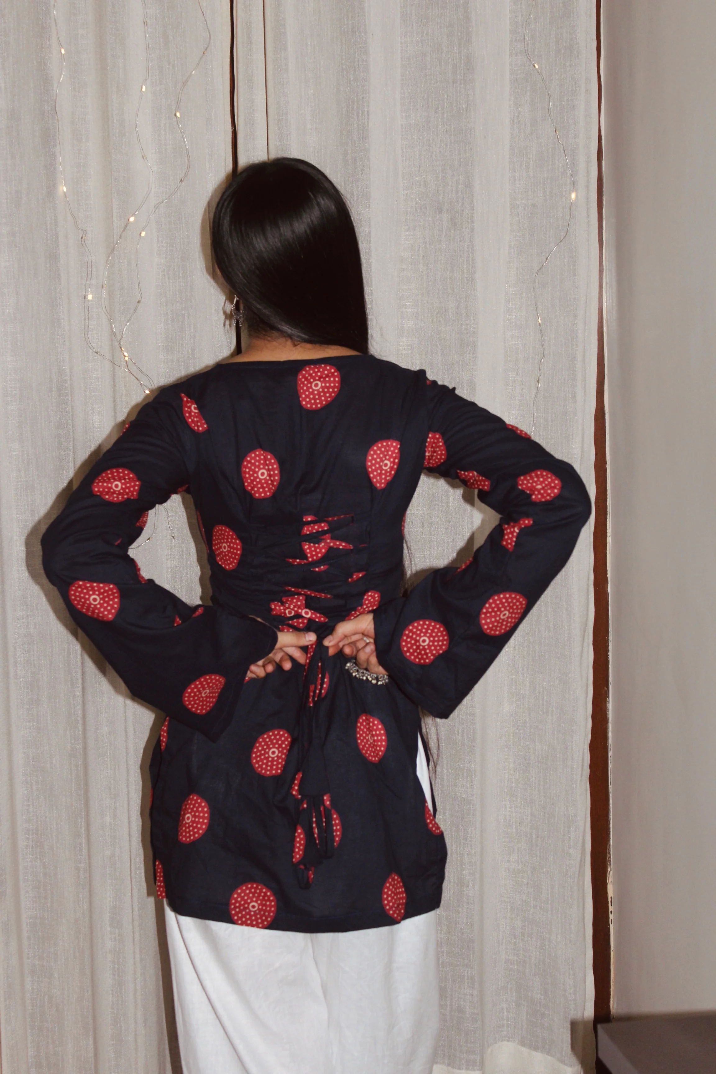 NAVYA BELL SLEEVE KURTI - Image 4