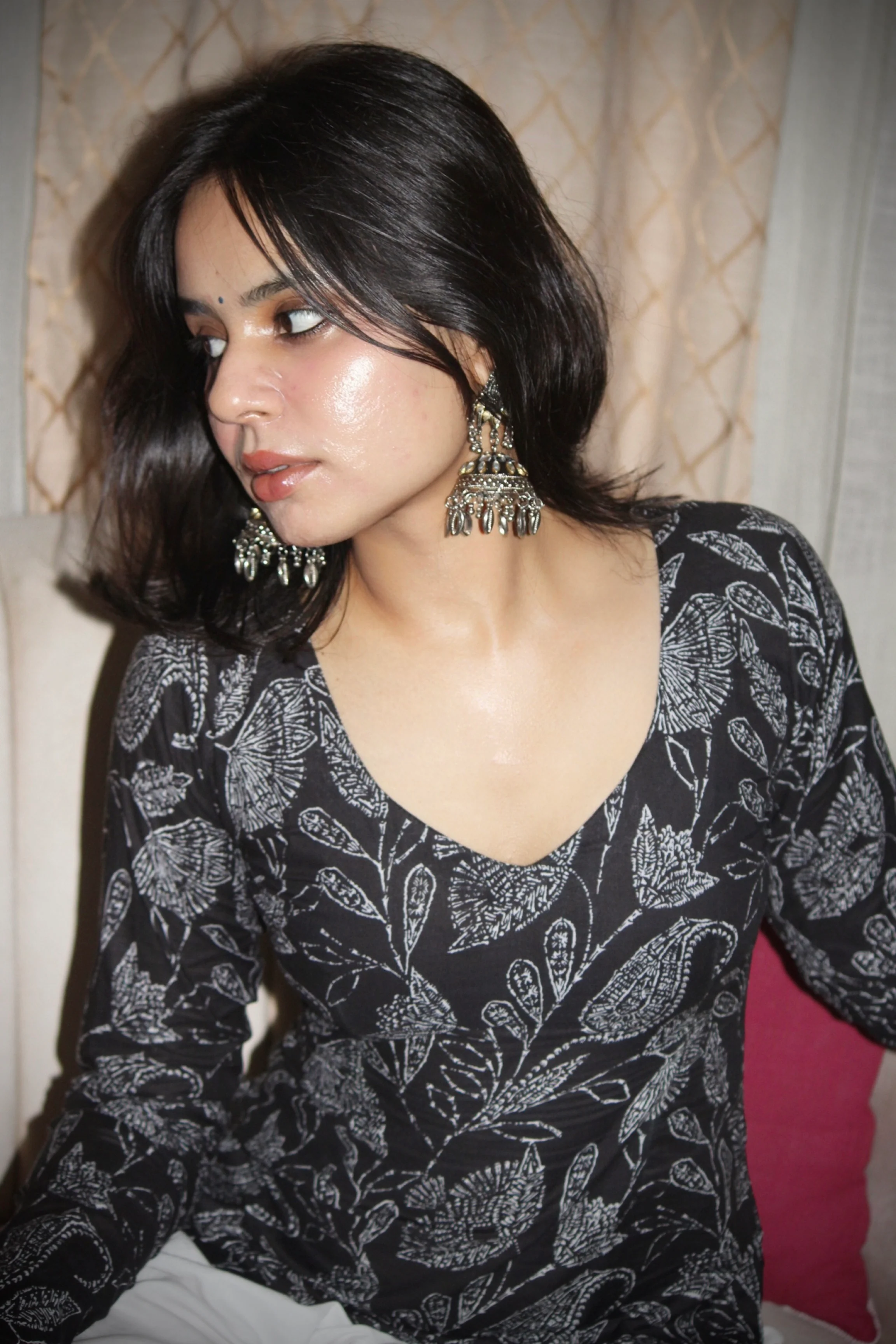 NAZAR FULL SLEEVE KURTI - Image 2