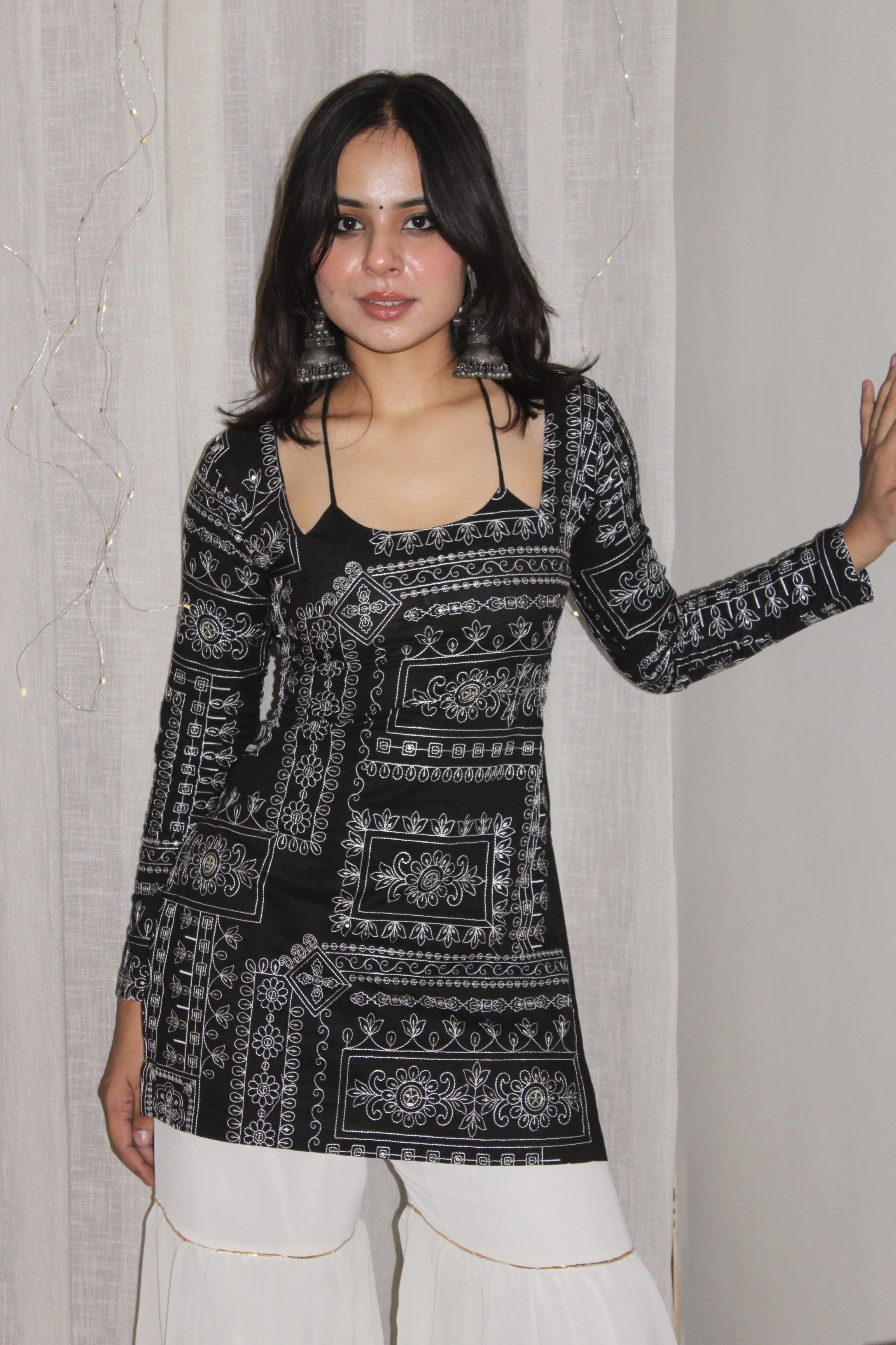 NAZARIYA EMBROIDERY CORSET KURTI