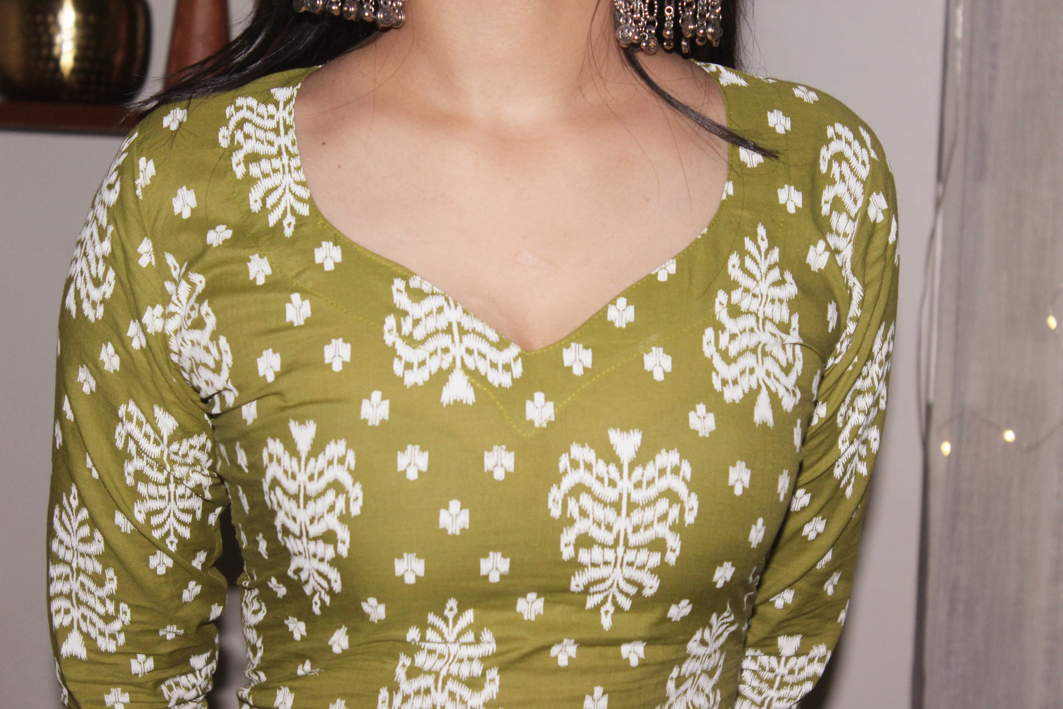 NIDA FULL SLEEVE CORSET KURTI - Image 5