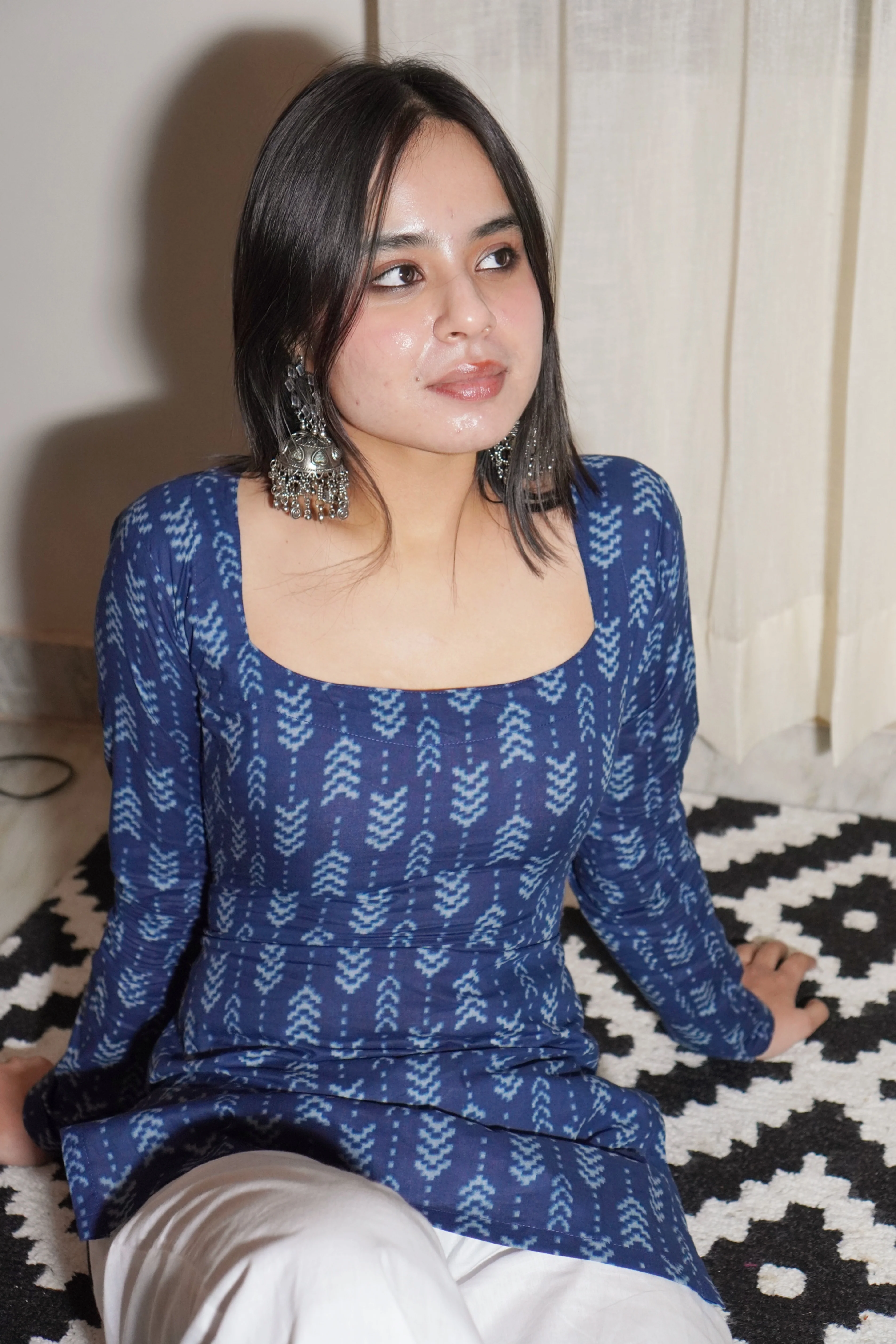 NIVIi FULL SLEEVED CORSET KURTI - Image 2