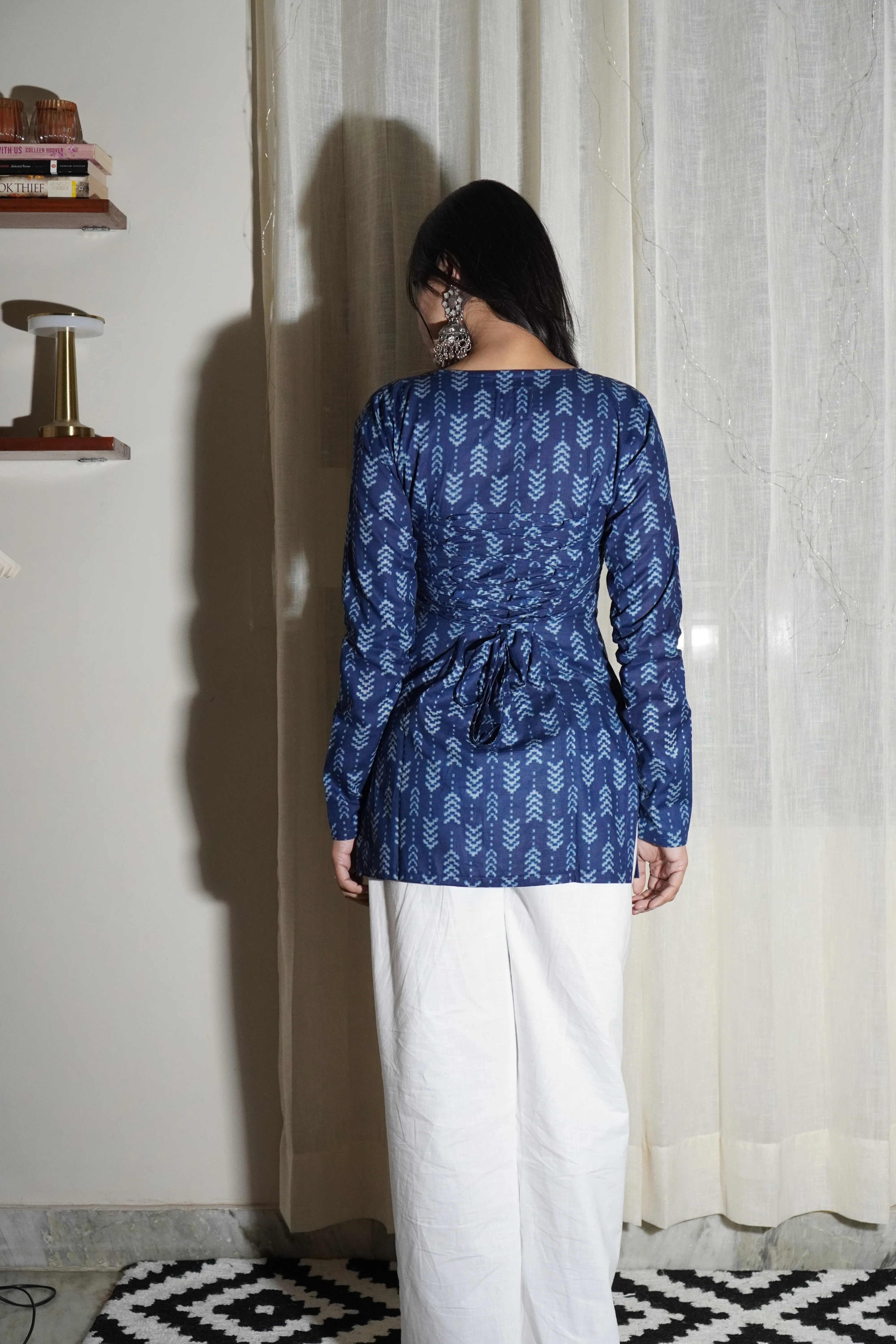 NIVIi FULL SLEEVED CORSET KURTI - Image 4