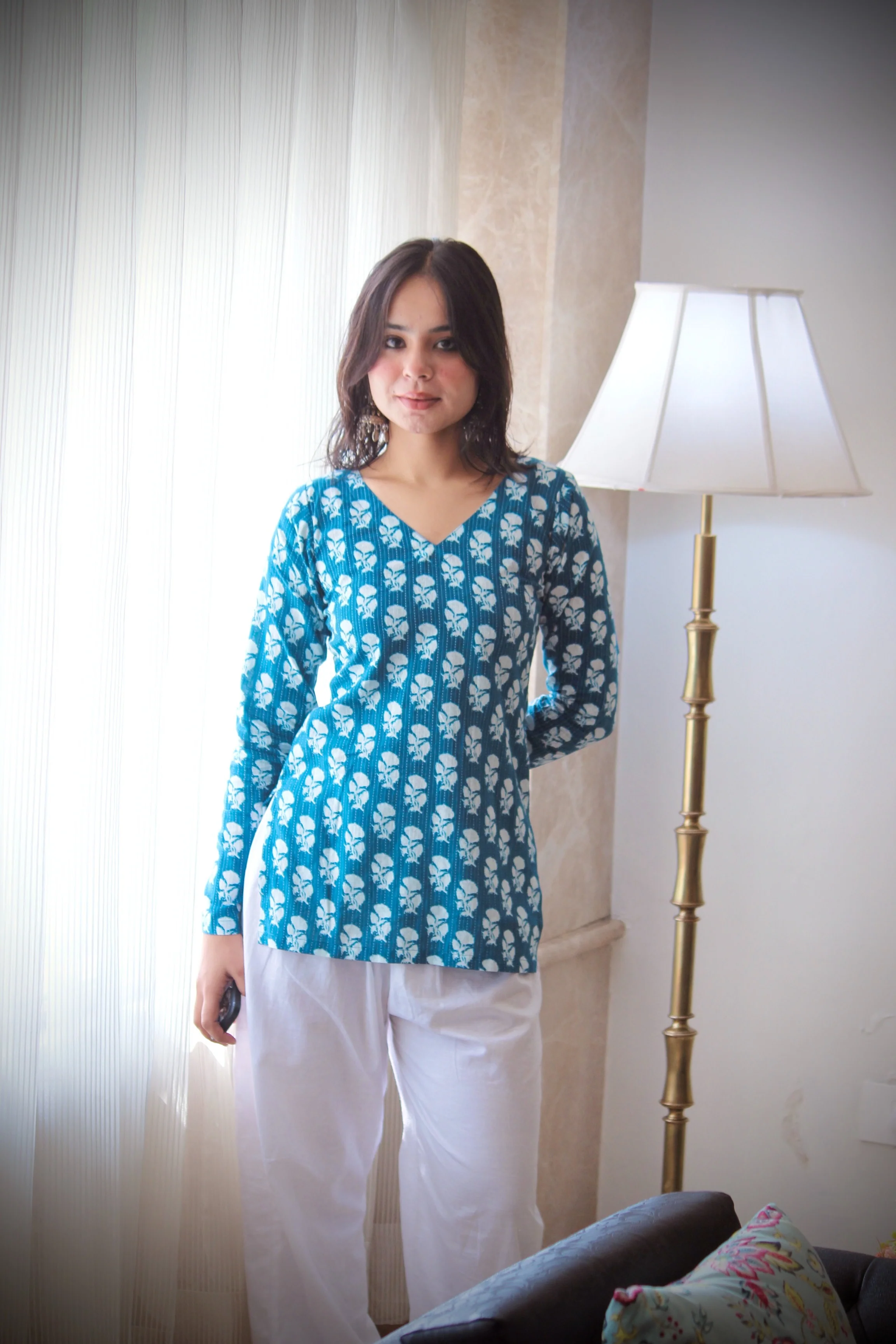 NURA FULL SLEEVE KURTI