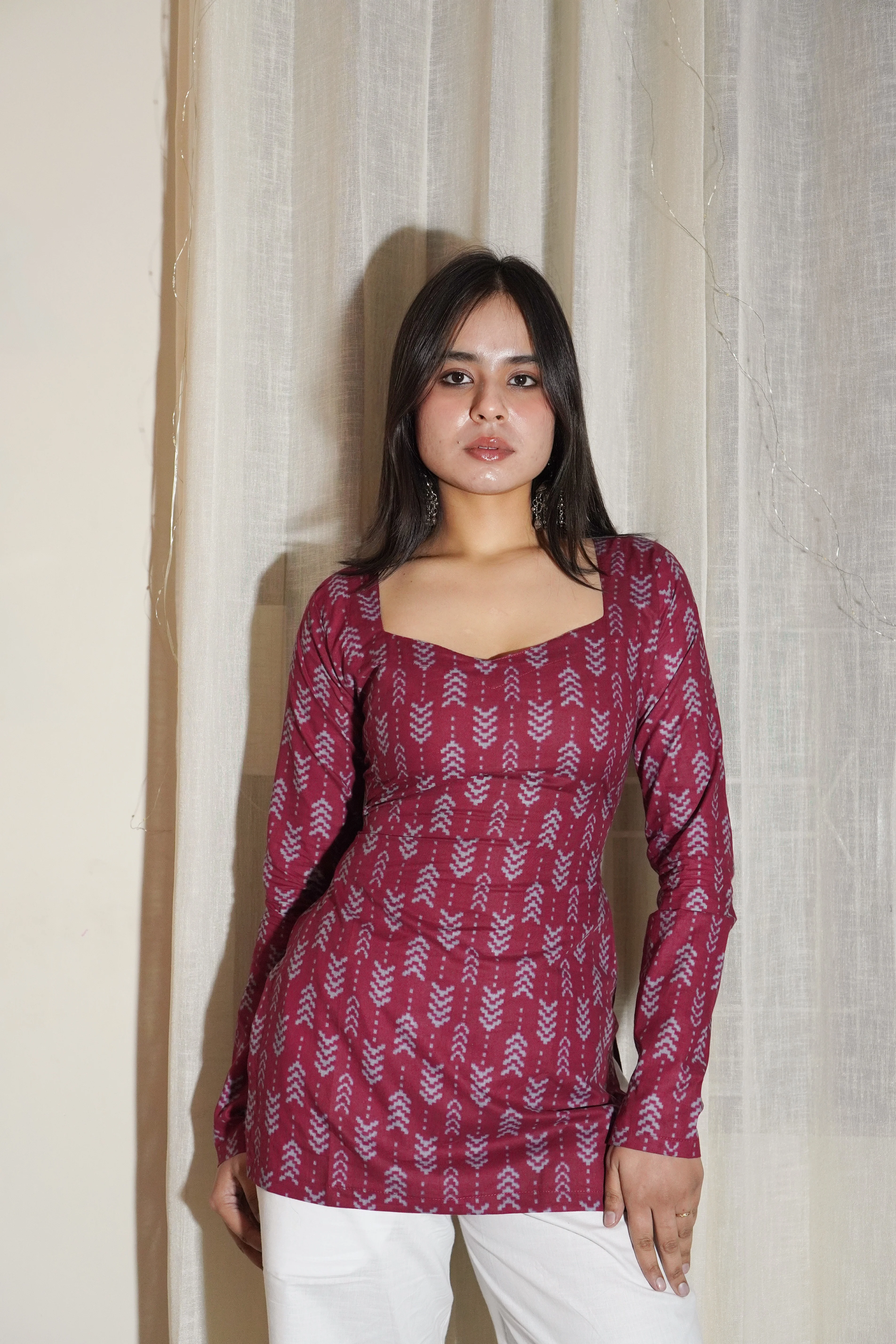 RAAHI FULL SLEEVE CORSET KURTI