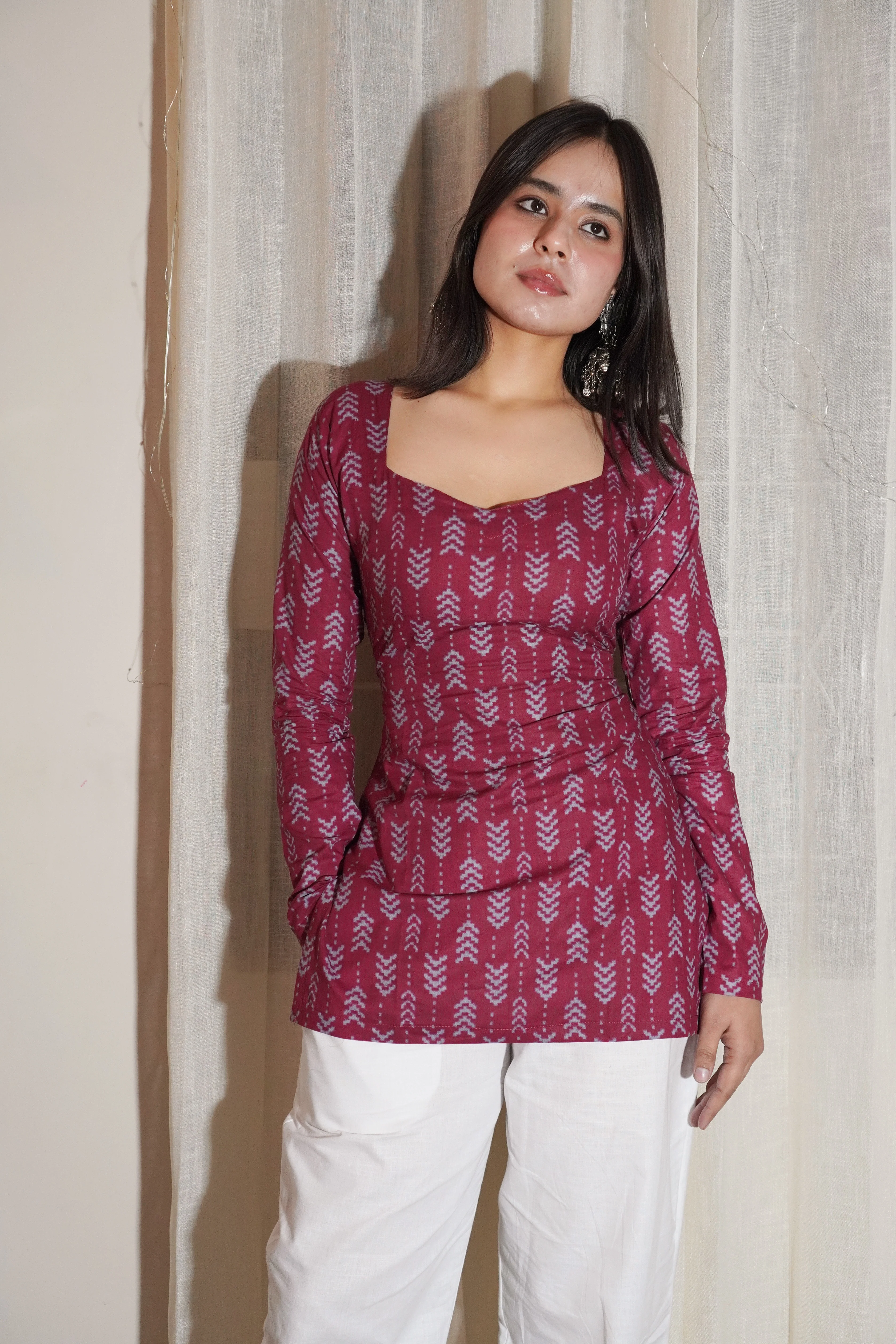 RAAHI FULL SLEEVE CORSET KURTI - Image 3