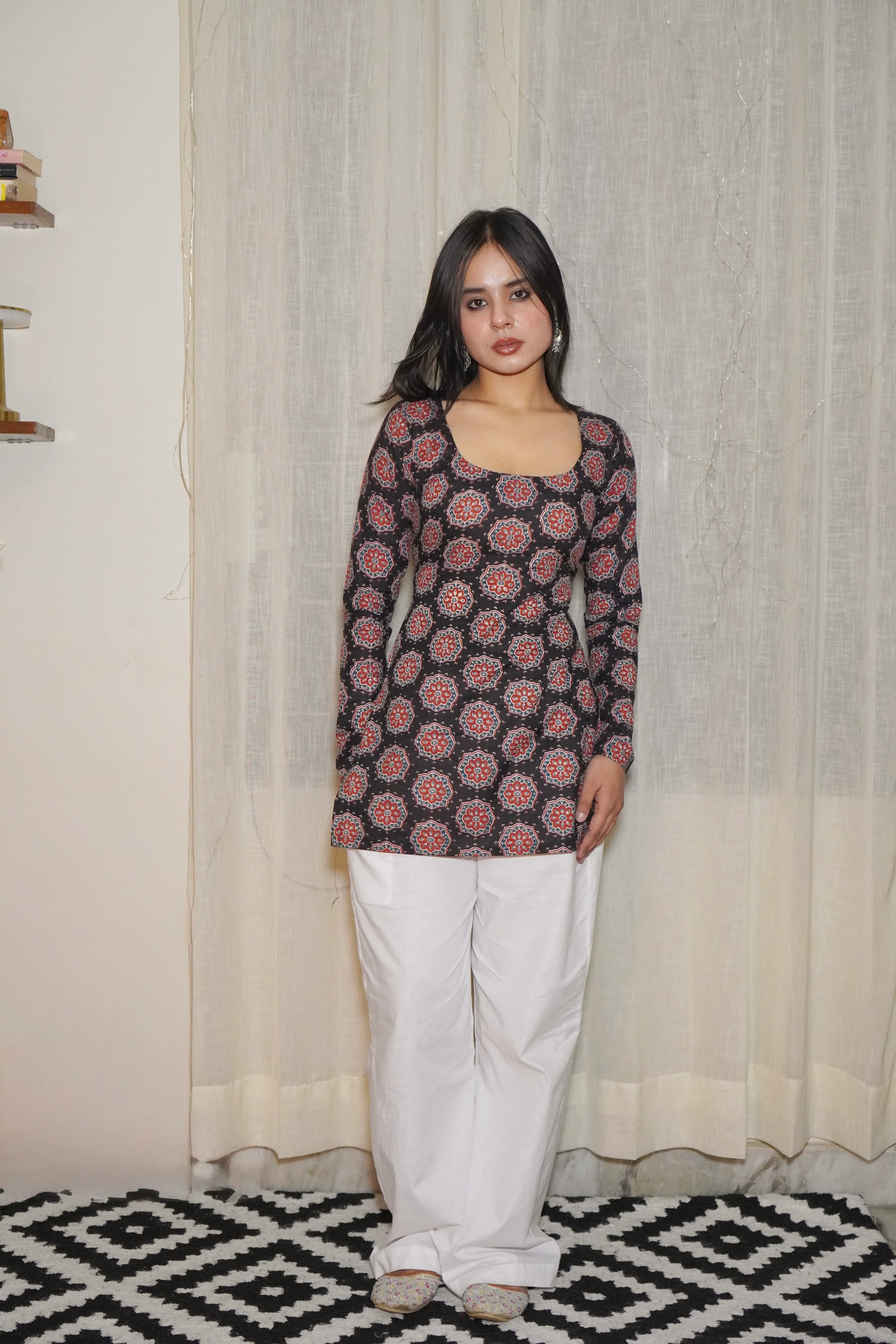 RIVAZ FULL SLEEVE KURTI - Image 4