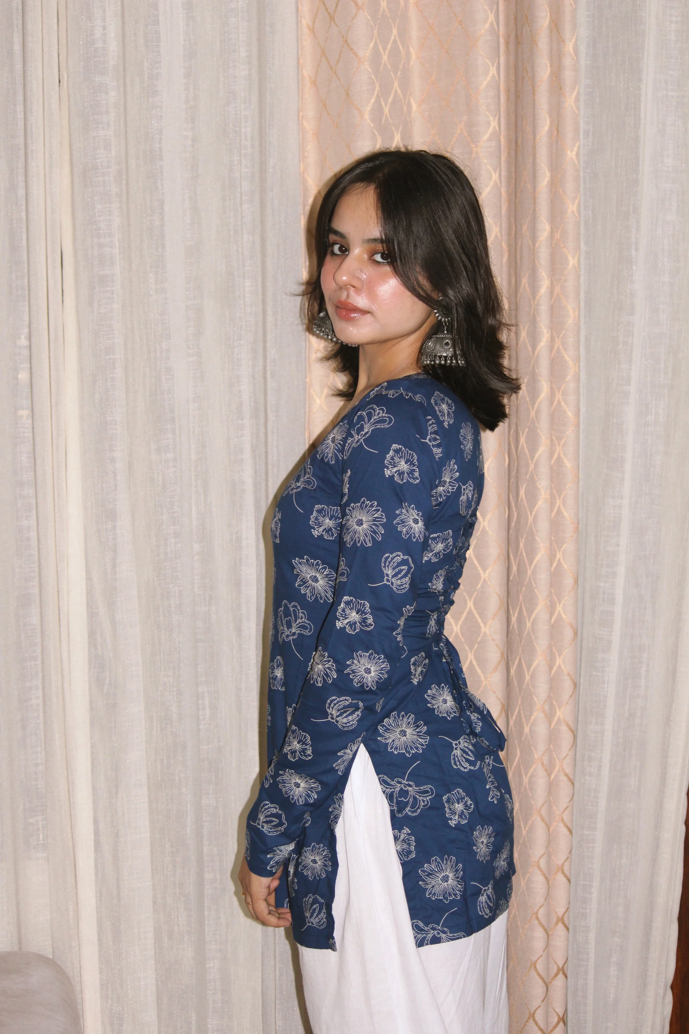 SAAQI FULL SLEEVE KURTI - Image 4