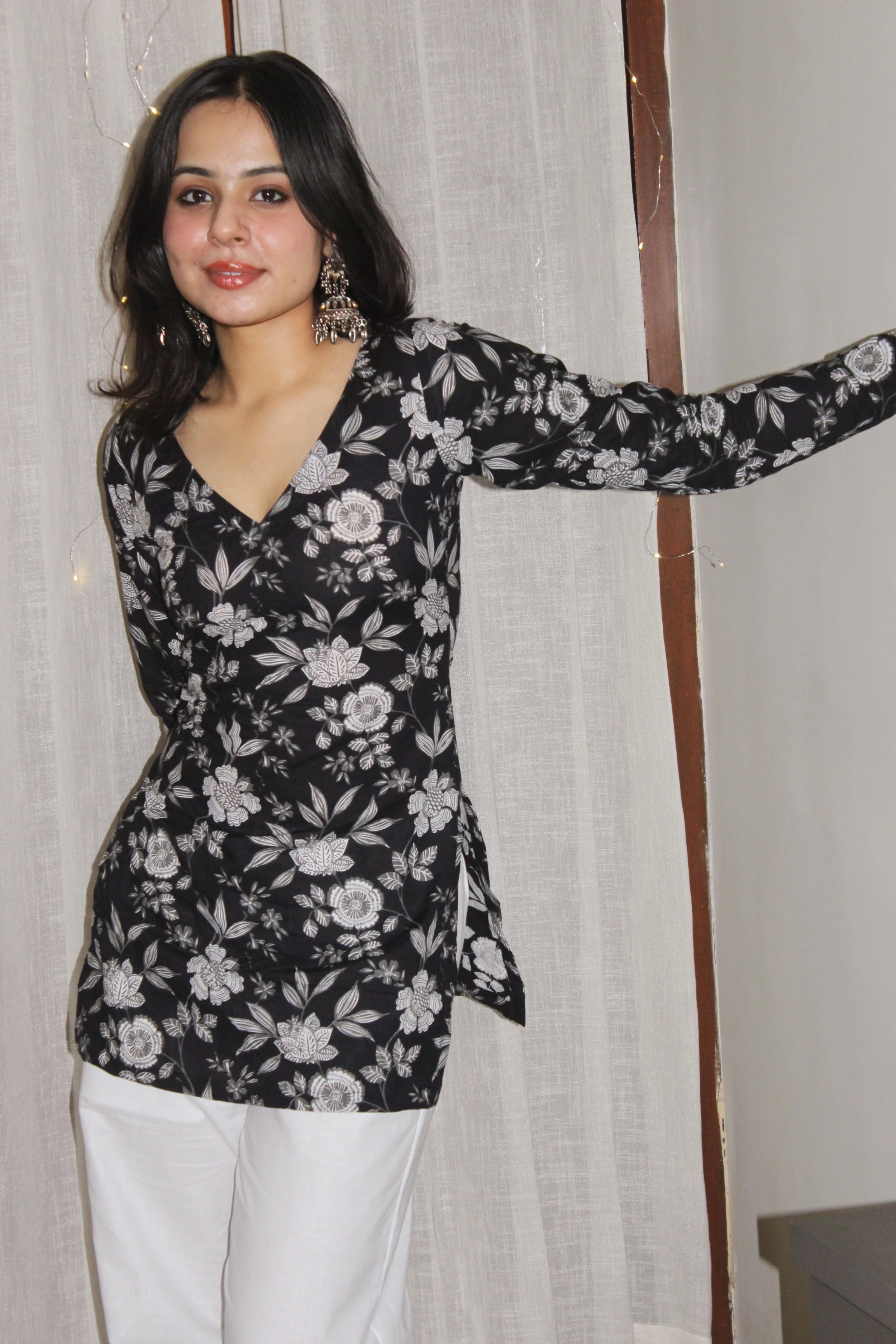 SAAYA FULL SLEEVE KURTI