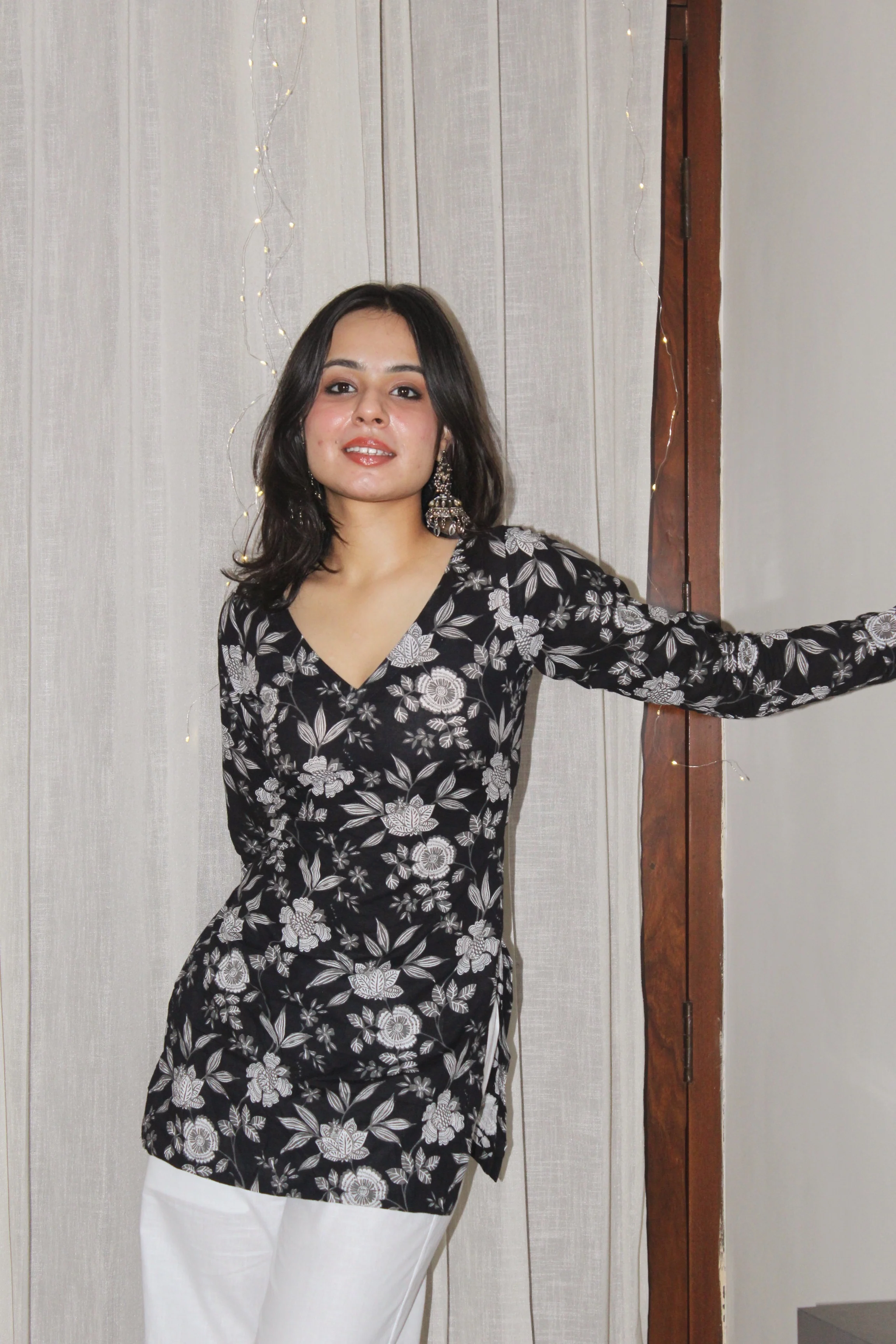 SAAYA FULL SLEEVE KURTI - Image 2