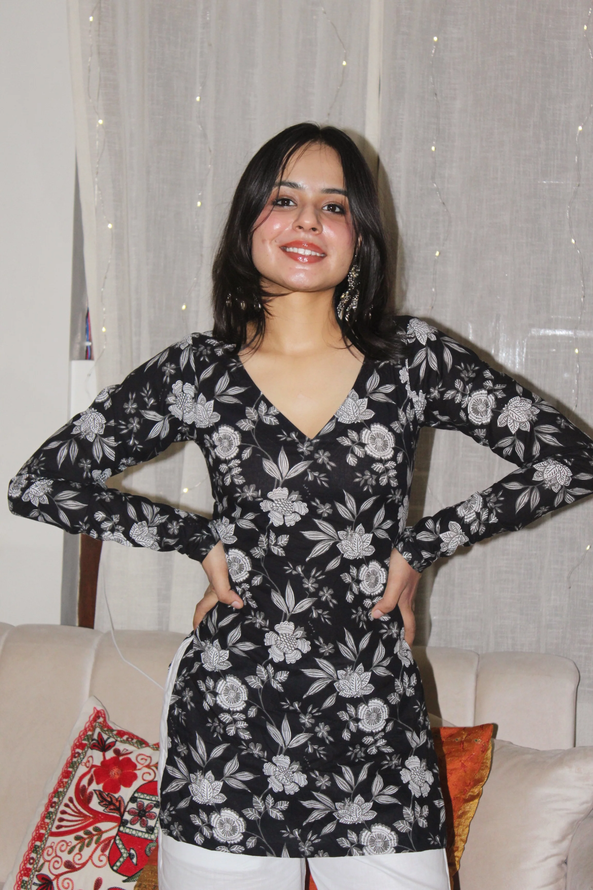 SAAYA FULL SLEEVE KURTI - Image 4