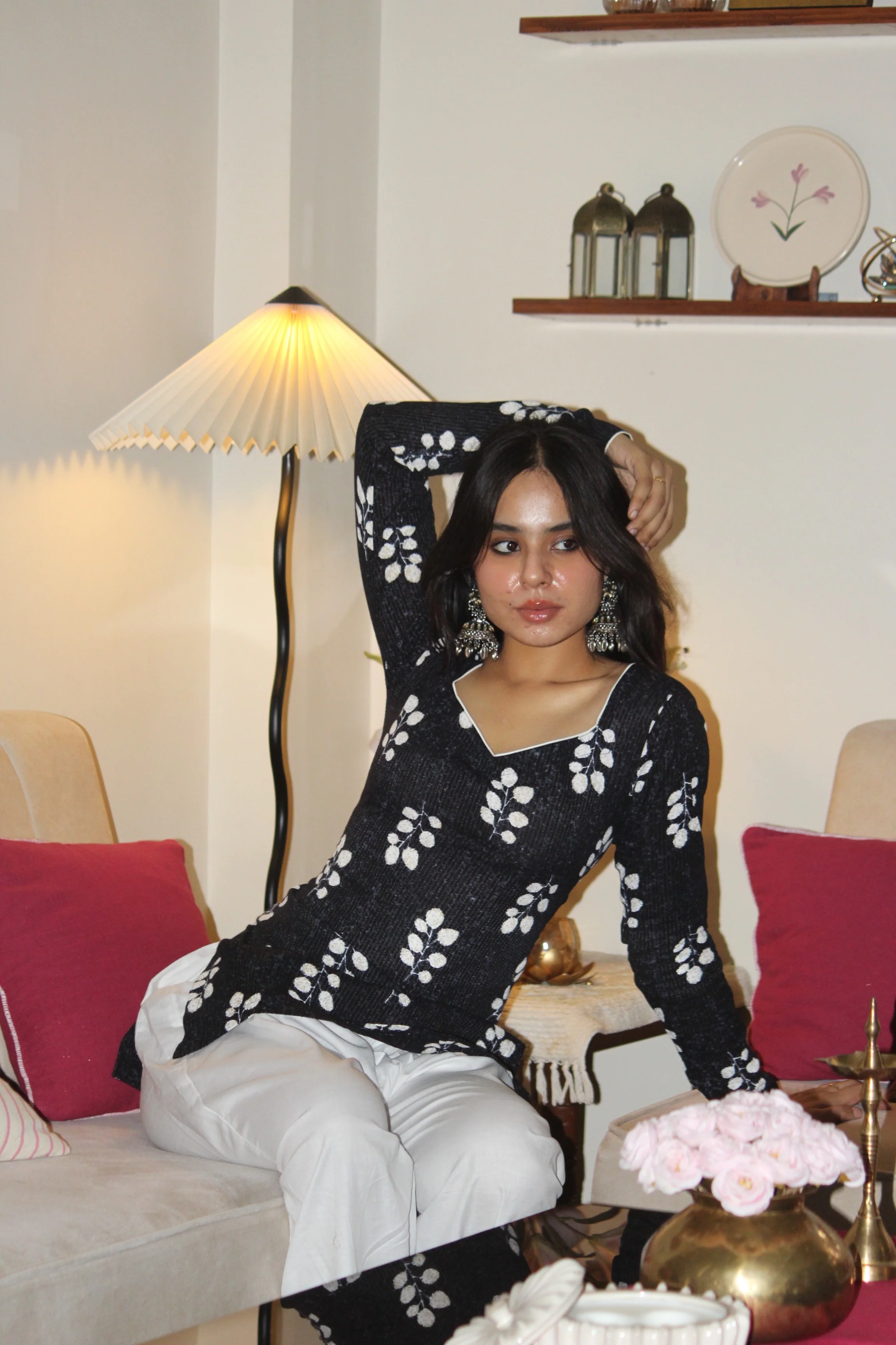 SEHAR FULL SLEEVE CORSET KURTI - Image 6