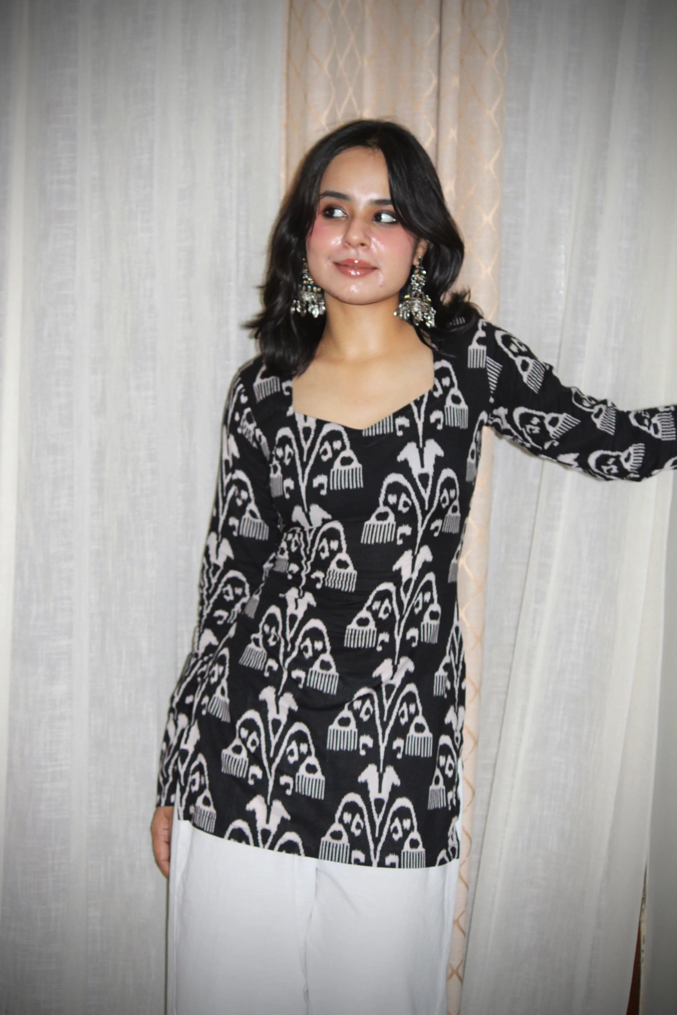 TAREEF FULL SLEEVE CORSET KURTI - Image 2