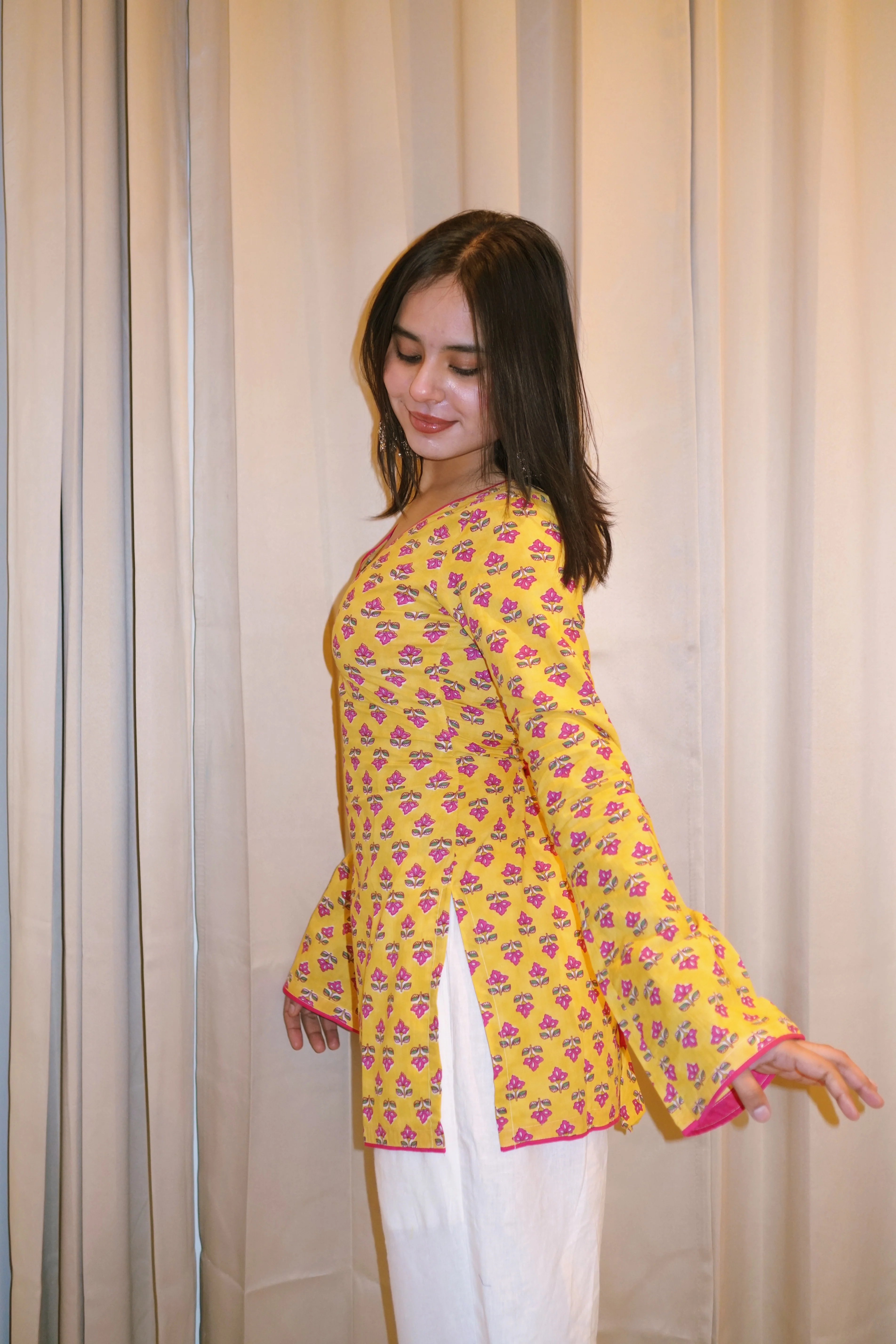 VAAYU BELL SLEEVE CORSET KURTI - Image 7