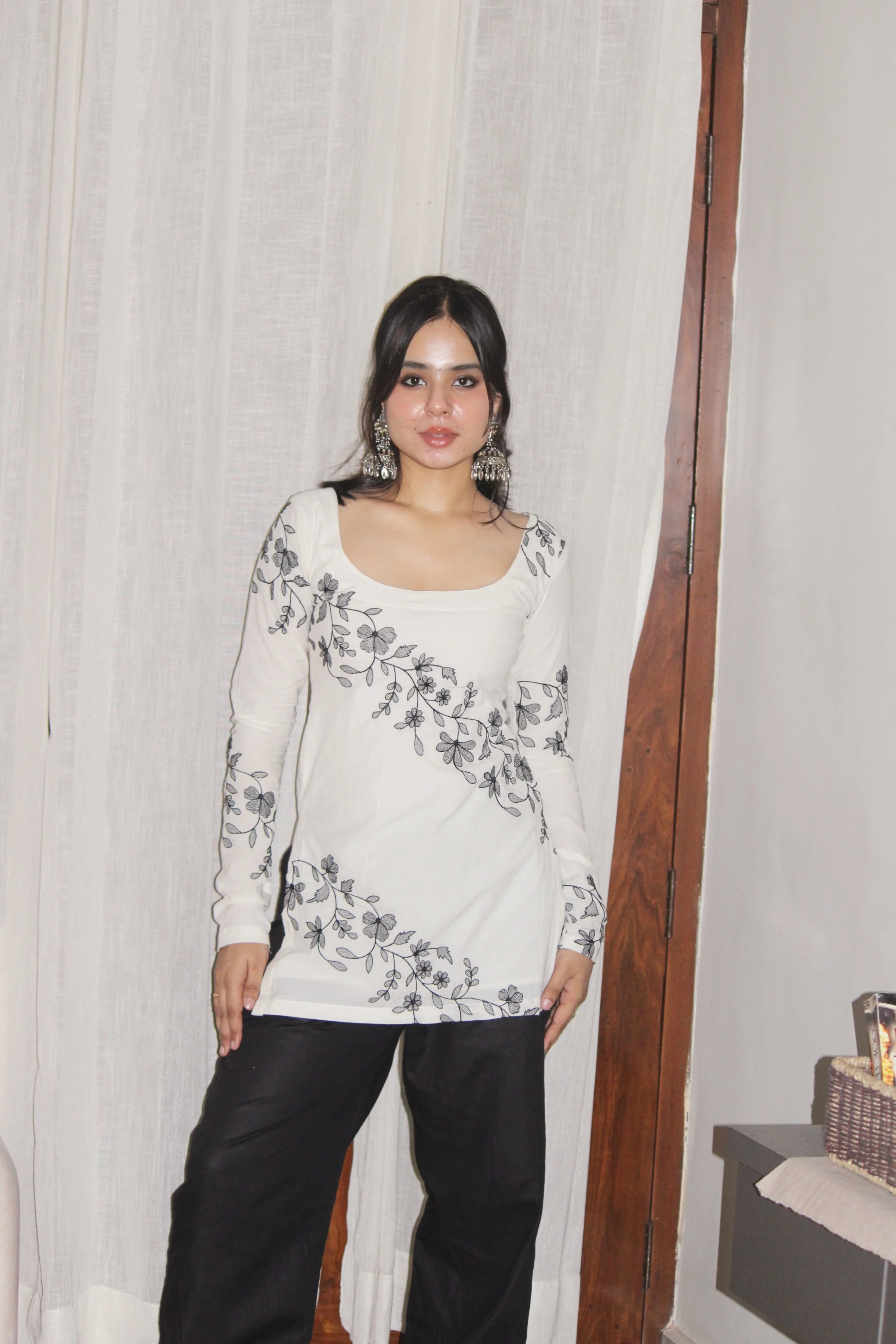 ZISHA DEEP BACK KURTI